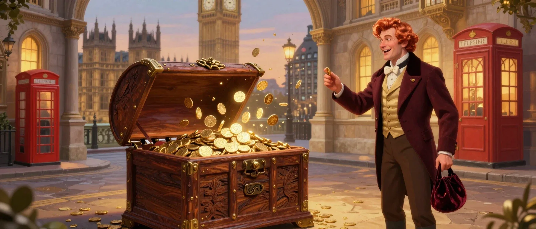 Duelbits welcome bonus chest with coins and free-spin tokens